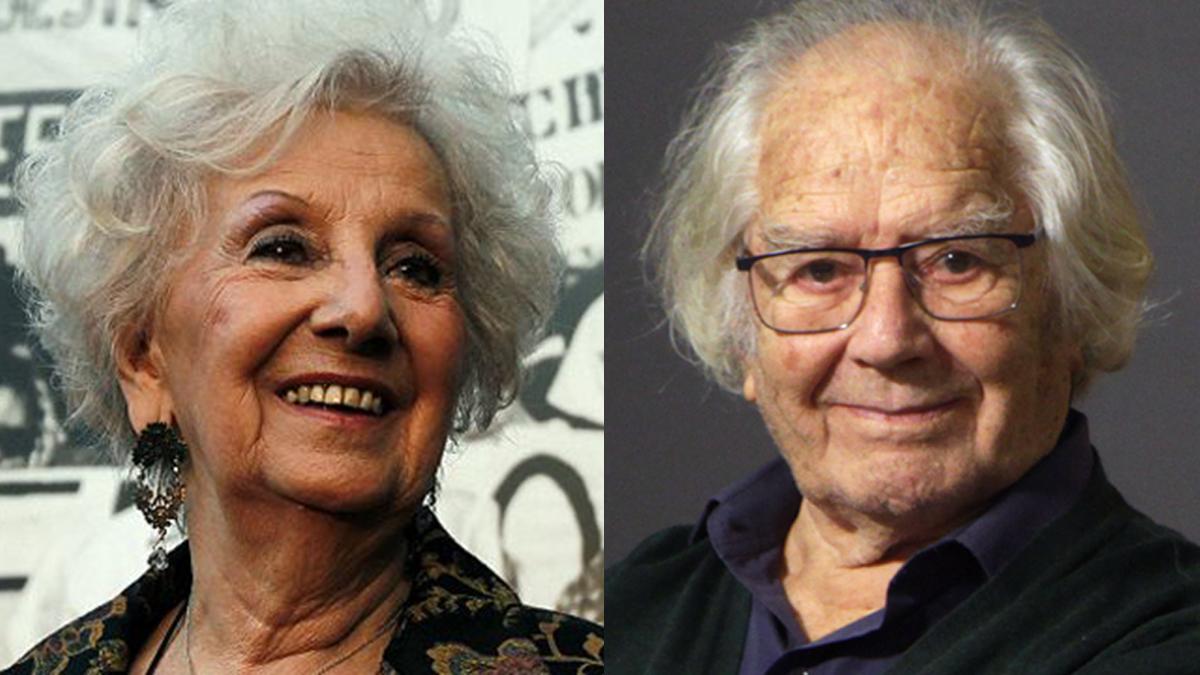Estela Barnes de Carlotto y Prof. Adolfo Pérez Esquivel