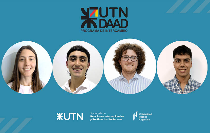 cuatro estudiantes de la UTN obtuvieron becas para una estancia académica en Alemania