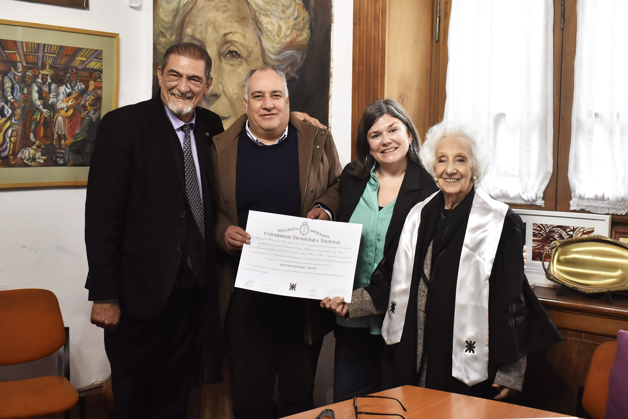 Autoridades de la UTN y de la Red VEGA