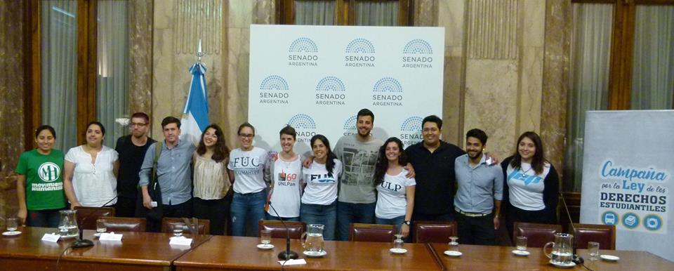 Campaña por la Ley de los Derechos Estudiantiles - Lanzamiento en el Senado de la Nación