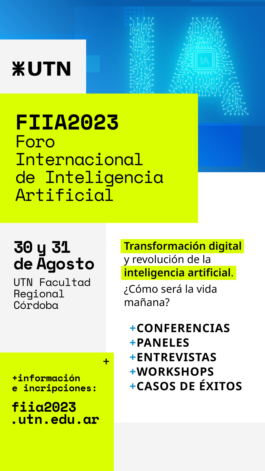 Flyer del evento