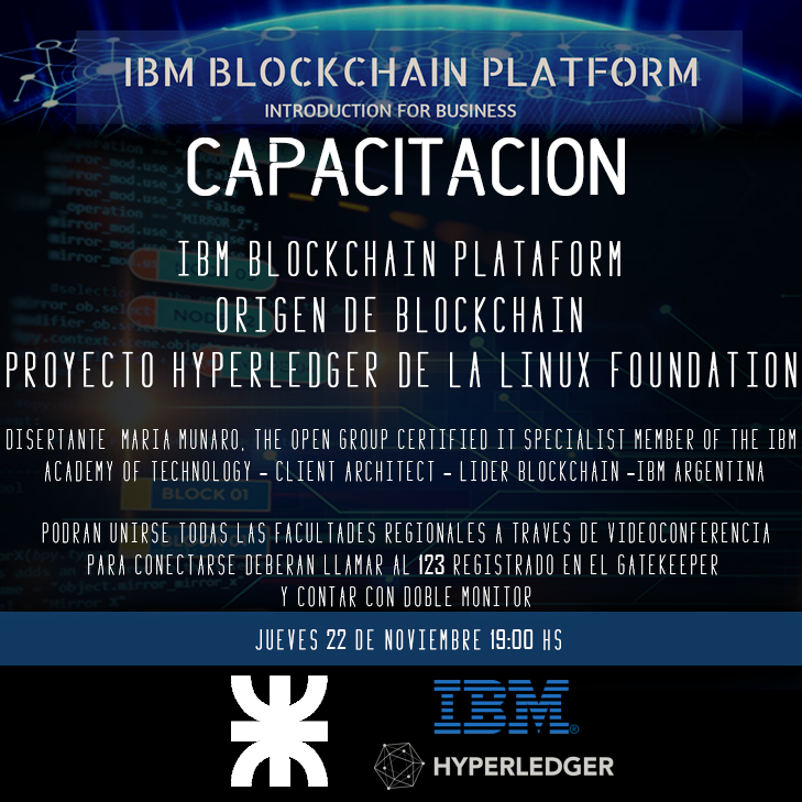 Invitación al evento.